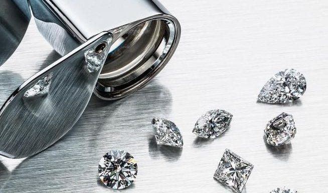 Jack Friedman diamonds and loupe