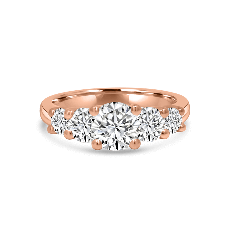 5 stone La Mer Engagement Ring