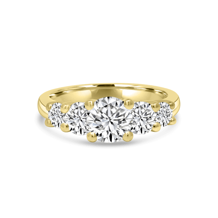 5 stone La Mer Engagement Ring