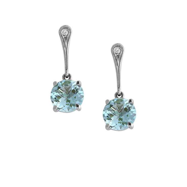 aquamarine holi earrings- aquamarine jewellery