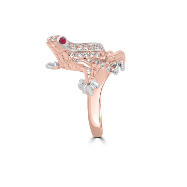 Fancy Diamond Frog-Animal Jewellery