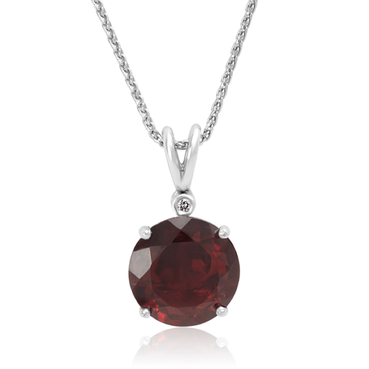 Garnet Holi Pendant