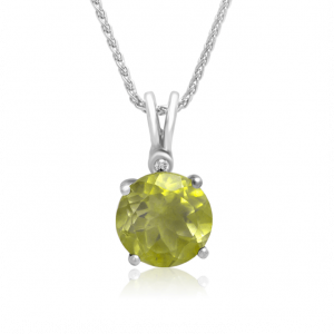 Peridot and Diamond Holi Pendant-holi collection