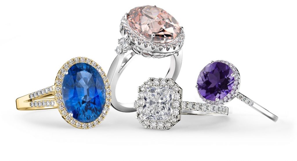 Gemstone & Diamond Engagement Rings-The Jack Friedman Engagement Ring Specialties