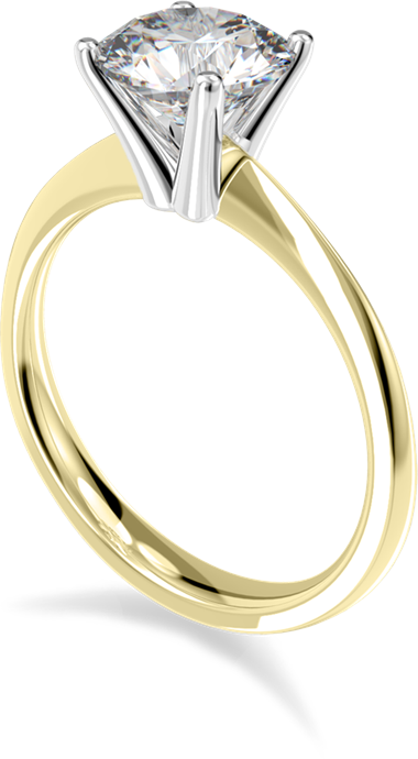 Instinct Solitaire Engagement Ring-The Jack Friedman Engagement Ring Specialties