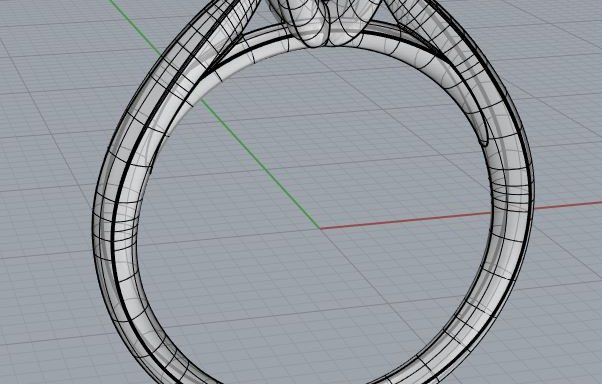 Jack Friedman Engagement Ring CAD Customer Model