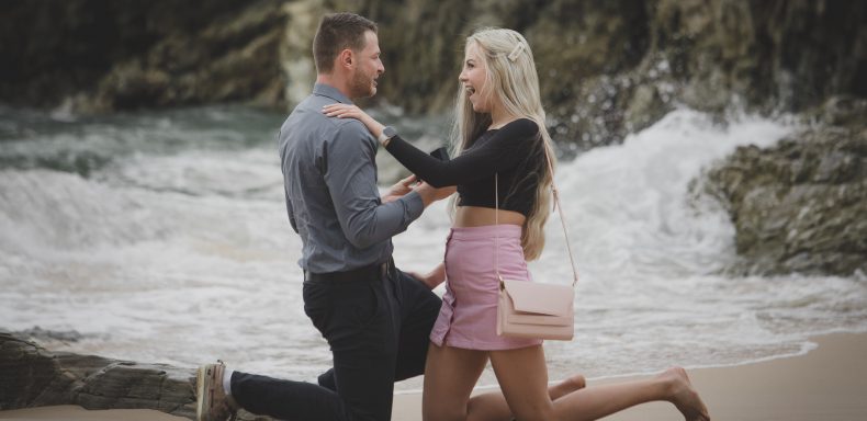proposal spots with a jack friedman engagement ring
