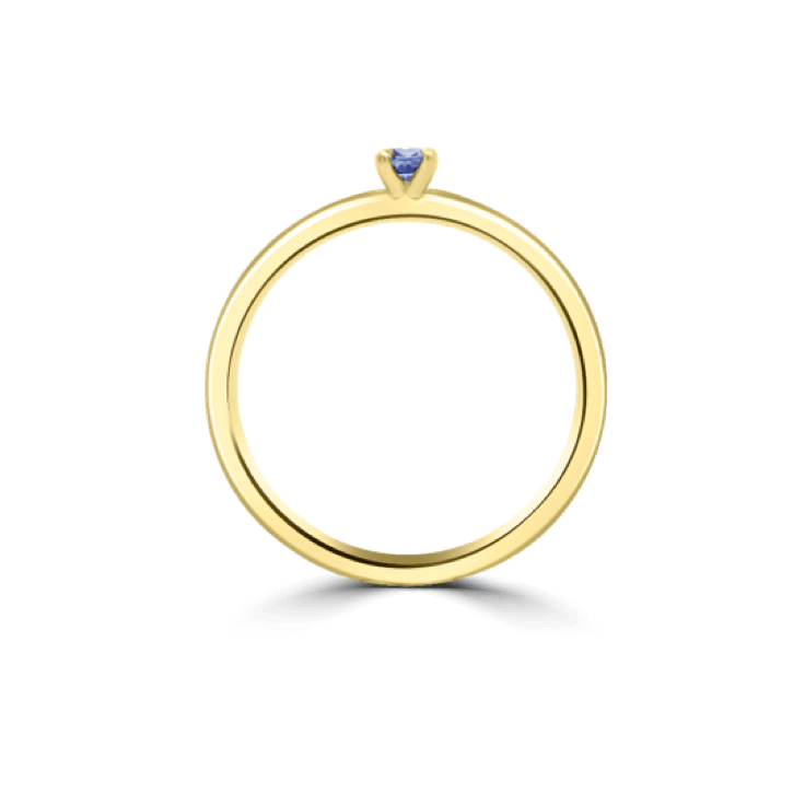 Blue Sapphire Stack Ring-gemstone jewellery