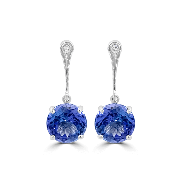 Tanzanite Holi Earrings-Tanzanite Jewellery