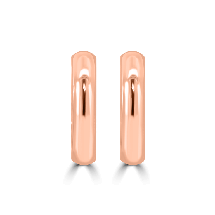 Oval Hoop Earrings RG- Gold Jewellery