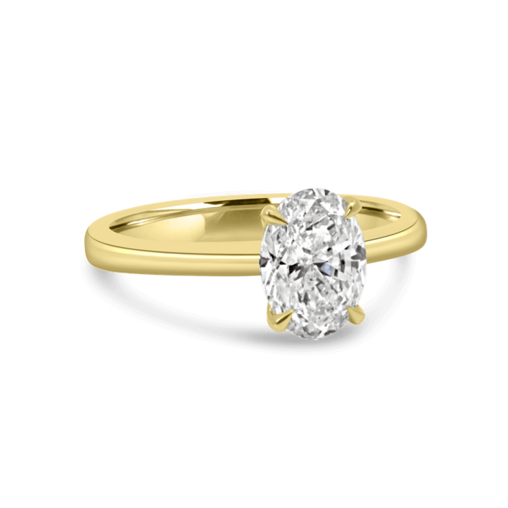 oval Instinct Solitaire engagement ring - Diamond Ring