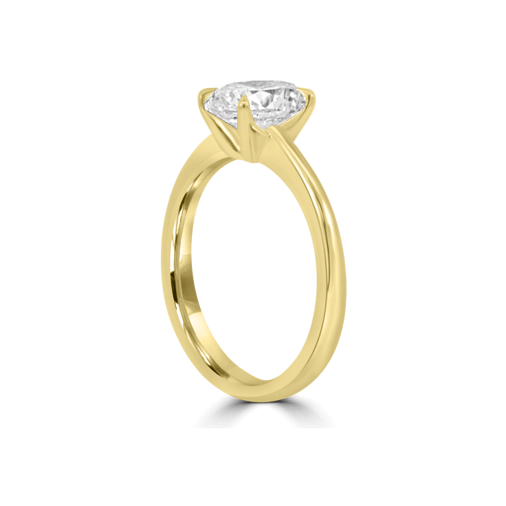 oval Instinct Solitaire engagement ring - Diamond Ring