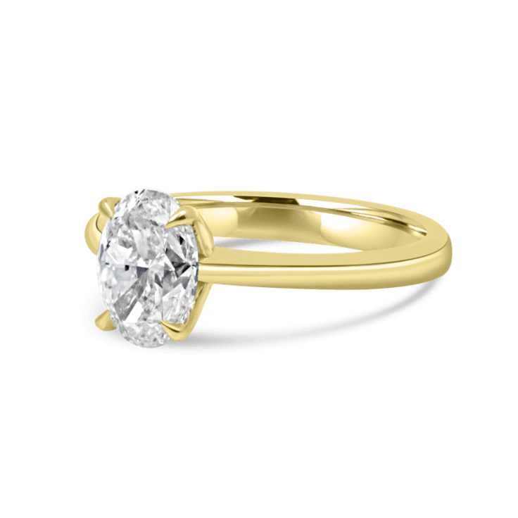 oval Instinct Solitaire engagement ring - Diamond Ring