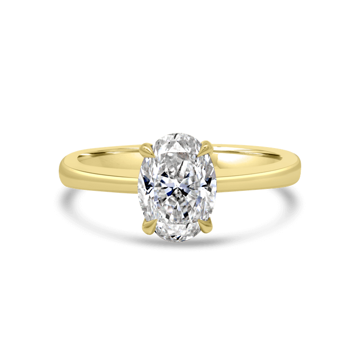 oval Instinct Solitaire engagement ring - Diamond Ring