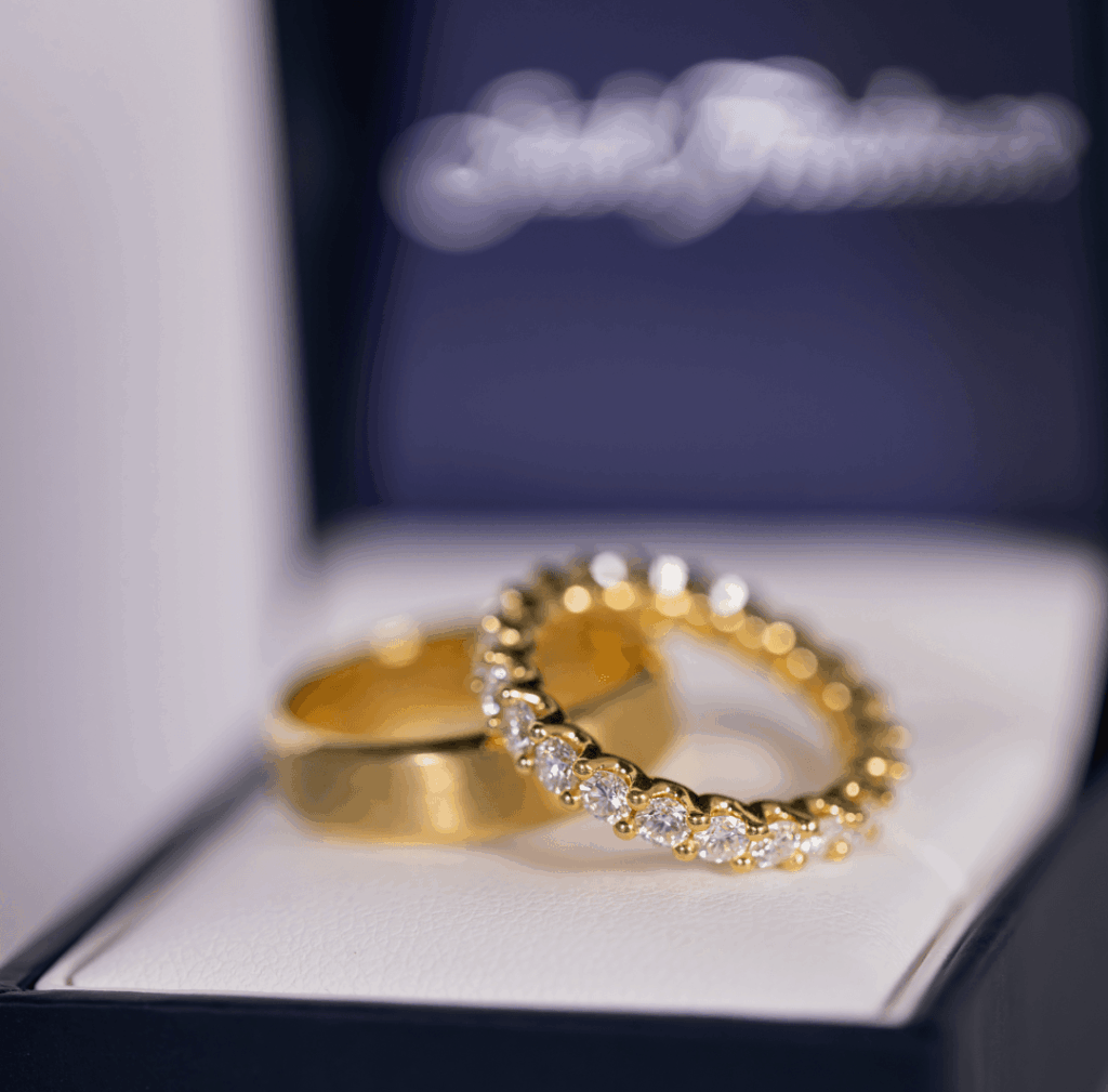 wedding rings- diamond rings - gold ring